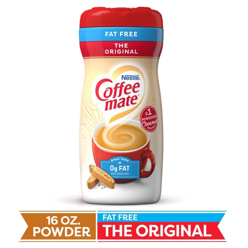 Nestle Coffee Mate  the Original Fat-Free Powdered Coffee Creamer  16 Oz