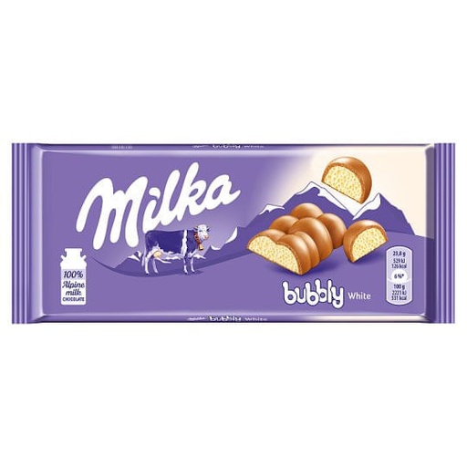 Chocolate Bubby Leite Milka 95G Milka